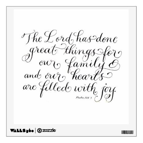 Great things for our family inspirational verse wall sticker Bible Verse Stickers. Family Bible Quotes, Verses About Family, Family Quotes Short, Inspirational Family Quotes, Short Family Quotes, Preschool Poems, Family Bible Verses, Adoption Shower, Bible Proverbs