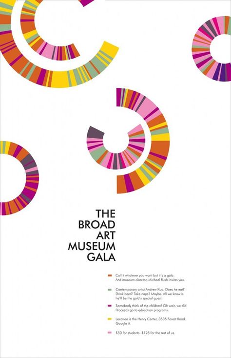 The Broad Art Museum Gala on Behance Museum Invitation Design, Gala Poster Design, Gala Invitation Design, Mexican Branding, Fashion Booklet, Event Poster Design Inspiration, Work Poster, Event Invitation Design, Gala Invitation