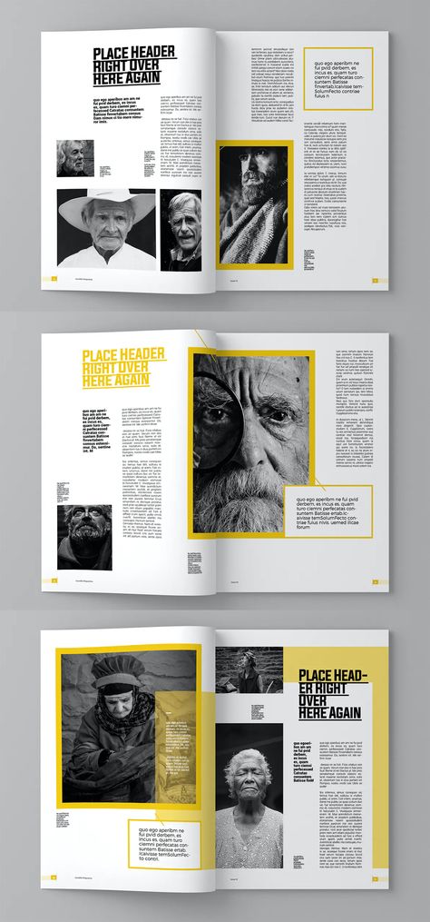 Newspaper Modern Design, Layout Page Design, Magazine Layouts Editorial, In Design Layout Inspiration, Editorial Design Magazine Layout, Magazine Ideas Layout, Typography Magazine Design, Typography Magazine Layout, Editorial Design Layout Inspiration