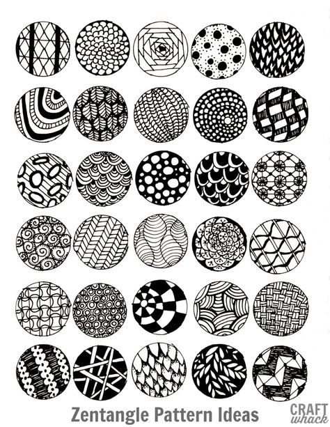 Zentangle Easy, Modele Zentangle, Texture Sketch, Zantangle Art, Easy Zentangle Patterns, Art Beginners, Zentangle Kunst, Easy Zentangle, Henna Tutorial