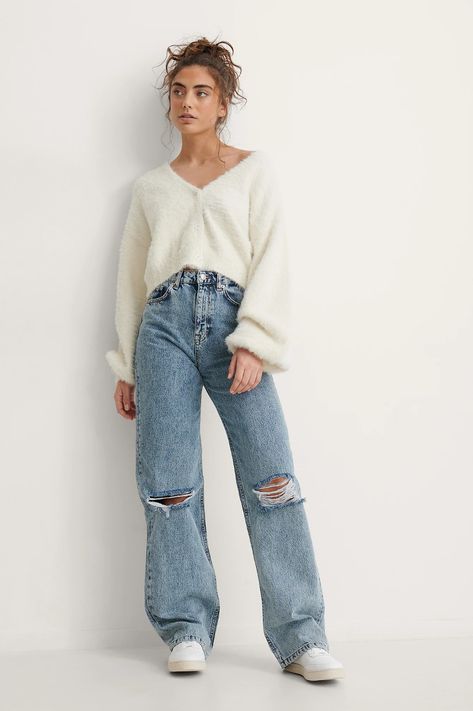 Wide Jeans Outfit, Alledaagse Outfit, Wide Leg Jeans Outfit, Look Jean, Jean Large, Jean Flare, Ținută Casual, Acid Wash Jeans, Outfit Jeans