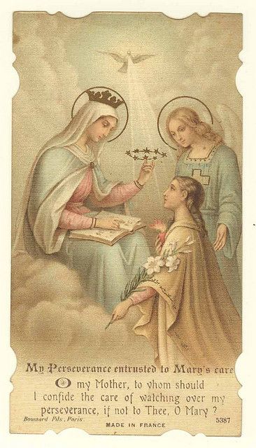 Holy Card, undated by Sam Fam, via Flickr Our Lady Of Mt Carmel, Virgin Mary Art, Vintage Holy Cards, Catholic Pictures, Mama Mary, Religious Pictures, Catholic Religion, Art Sacre, Catholic Images