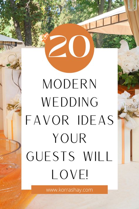 20 modern wedding favor ideas your guests will love! Fun list of unique wedding favors. Fun and modern wedding favor ideas! Mexico, Cupcake Wedding Favors For Guests, Unique Gifts For Wedding Guests, Wedding Favor Bags Ideas, Wedding Favorites For Guest, High End Wedding Favors, Wedding Guest Present Ideas, Luxury Wedding Favors For Guests, Easy Wedding Favors Diy