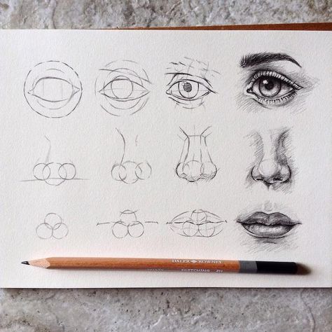 Artist Shares Drawing Tips in Educational Step-by-Step Tutorials Drawing Eyes, Eyes Realistic, Draw Eye, Easy Pencil Drawings, Eye Drawings, Realistic Eye Drawing, Sketching Tips, Draw Eyes, Výtvarné Reference