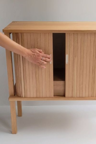 How to make a Tambour Door – Vanessa Horig Diy Tambour Door, Tambour Door Diy, Diy Cabinet With Sliding Doors, How To Make Sliding Cabinet Doors, Tambour Cabinet Doors, Tambour Sliding Door, Tambour Door Kitchen, Diy Sliding Cabinet Doors, Diy Sliding Door Cabinet