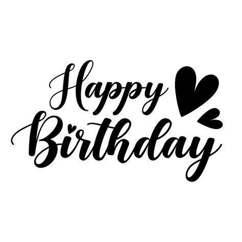 Happy Birthday In Cursive, Happt Birthday, Happy Birthday Clipart, Happy Birthday Hand Lettering, Funny Birthday Message, Happy Birthday Font, Happy Birthday Drawings, Happy Birthday Icons, Happy Birthday Words