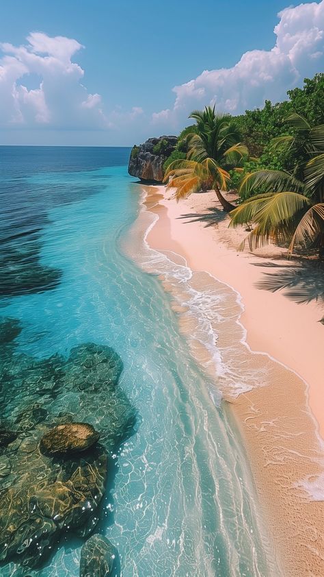 Tropical Phone Wallpaper, Seychelles Aesthetic, Phone Wallpaper Beach, Beach Screensaver, Tropical Beach Aesthetic, Nature Wallpapers Hd, Pretty Beaches, Beach Phone Wallpaper, Summer Beach Wallpaper