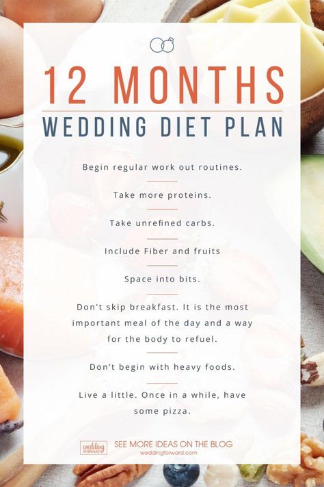 Wedding Diet Plan: How To Lose Weight Healthy | Wedding Forward Essen, Wedding Dress Diet Plan, Wedding Slim Down, Bride Diet, Bridal Workout, Wedding Workout Plan, Wedding Diet Plan, Wedding Fitness, Beachbody Workout