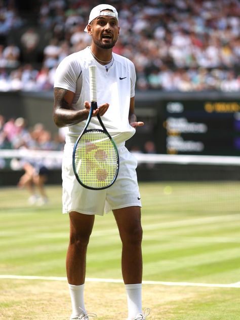 Novak Djokovic defeats Nick Kyrgios in 2022 Wimbledon final: Scores, result, highlights | news.com.au — Australia’s leading news site Nick Kyrgios Wallpaper, Tennis Wallpaper, Lleyton Hewitt, Nick Kyrgios, Wimbledon Final, Tennis Photos, Wimbledon Tennis, Australian Football, Football Icon