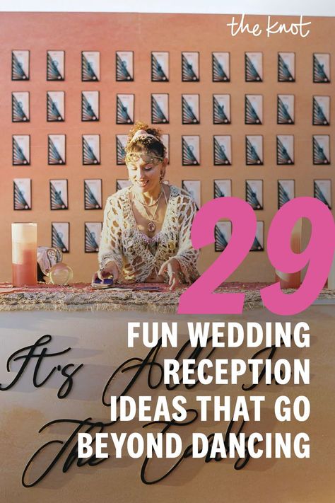 Cool Wedding Activities, How To Make A Wedding Fun, Best Wedding Reception Ideas, Activities At Wedding Reception, Entertainment Ideas For Wedding, Guest Entertainment Wedding, What To Throw At A Wedding, Interactive Wedding Ideas Unique, Wedding Throwing Ideas