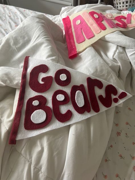 Patchwork, Upcycling, Flag For Room, Dorm Crafts, Sorority Diy, Room Flags, Sorority Room, College Crafts, College Dorm Room Inspiration