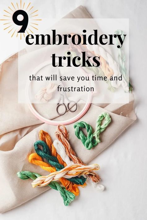 Couture, Simple Beginner Embroidery, Hand Embroidery Tips And Tricks, Simple Flower Embroidery Pattern Design, Embroidery Placement Guide, How To Create Embroidery Patterns, Easy Hand Embroidery Ideas, How To Start Embroidery Thread, Hand Embroidery Gifts