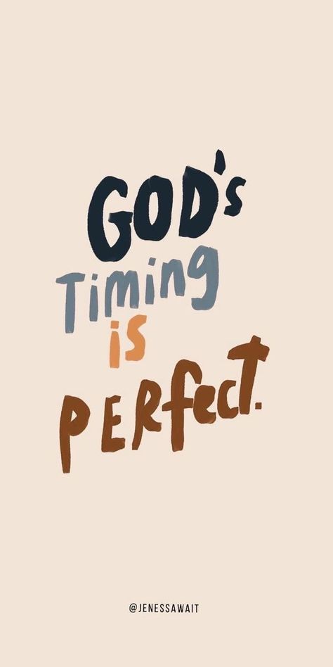 God's Timing Is Perfect, Bible Quotes Wallpaper, Ayat Alkitab, Motiverende Quotes, Inspirational Bible Quotes, Gods Timing, Bible Quotes Prayer, Bible Verses Quotes Inspirational, Happy Words