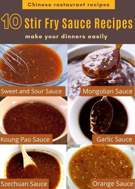 Chinese Sauce Recipe, Stir Fry Sauces, Spicy Stir Fry Sauce, Chinese Stir Fry Sauce, Chicken Stir Fry Sauce, Asian Sauce Recipes, Stir Fry Sauce Easy, Homemade Stir Fry Sauce, Garlic Chicken Stir Fry