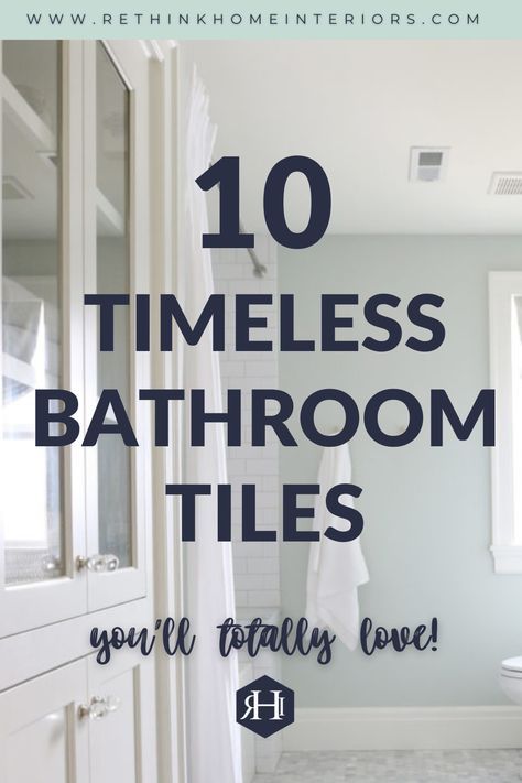 Best Bathroom Tiles, Girl Bad, Small Bathroom Tiles, Timeless Bathroom, Bathroom Redesign, Master Bath Remodel, Bathroom Tile Designs, Renovation Design, Bathroom Remodel Shower