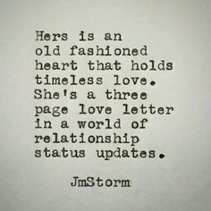 Old Love Quotes, Jm Storm, Jm Storm Quotes, 365 Jar, Storm Quotes, Old Fashioned Love, Sweet Pictures, Love Quotes For Wedding, Motiverende Quotes