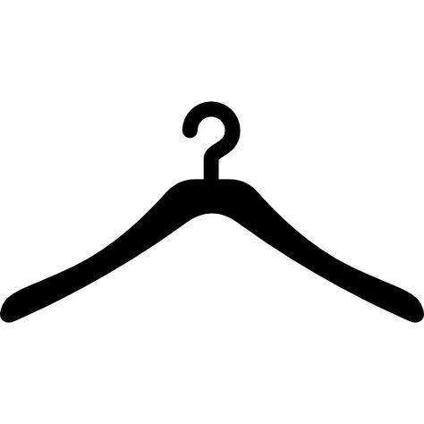 Clothes hanger | Free Icon #Freepik #icon #freeclothes #freetools #freehanger #freetool Clothes Hanger Svg, Clothing Icon, Clothes Icon, Vector Clothes, Download Icon, Clothing Store Interior, Bunny Painting, Bakery Logo Design, Bakery Logo