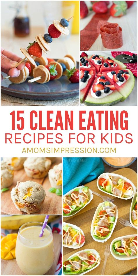 Clean Eating Recipes For Kids, Clean Eating Kids, Delicious Clean Eating, حلويات صحية, God Mat, Diet Vegetarian, Deilig Mat, Recipes For Kids, Healthy Ideas