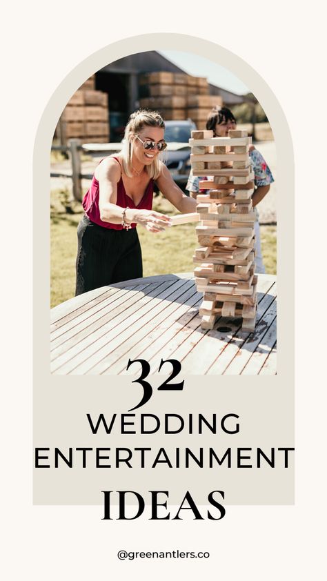 Wedding Reception Entertainment Ideas, Wedding Entertainment Ideas, Reception Entertainment, Guest Entertainment, Wedding Reception Entertainment, Wedding Reception Activities, Reception Games, Wedding Games For Guests, Amazon Wedding Registry