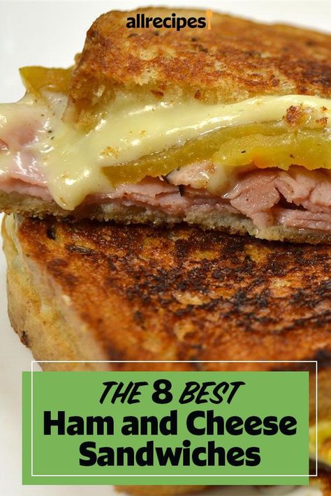 Looking for the best ham and cheese sandwich recipes? Try cooking these delicious ham and cheese sandwich recipes! From Hawaiian ham and cheese sliders to a Cuban midnight sandwich, you will love making these quick and easy hot ham and cheese sandwiches for lunch or dinner. Ham And Cheddar Sandwich, Ultimate Ham Sandwich, Grilled Ham And Cheese Sandwich Recipe, Fried Ham And Cheese Sandwich, Ham And Swiss Cheese Sandwiches, Ham And Gouda Sandwich, Ham Lunchmeat Recipes, Hit Ham And Cheese Sandwiches, Gourmet Ham And Cheese Sandwich