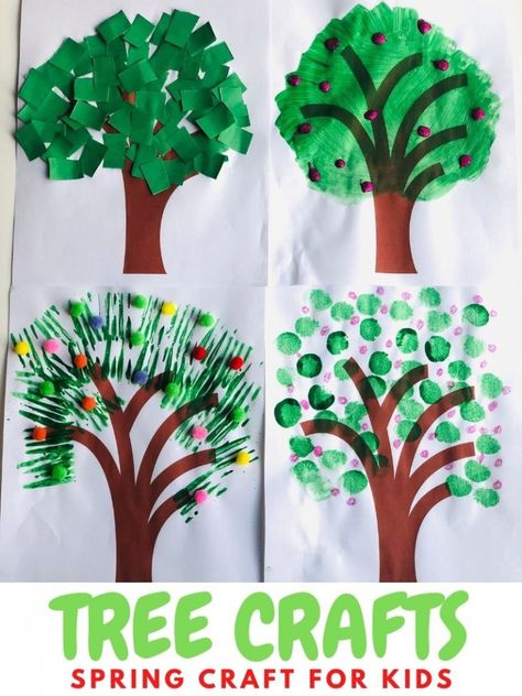 What Do We Get From Trees Activity, Tree Theme Activities For Preschool, Fruit Tree Crafts Preschool, Plants And Trees Activities For Preschool, National Tree Day Activities For Kids, Tree Preschool Theme, Planting Crafts For Kids, Spring Tree Crafts Preschool, Tree Activity For Preschool