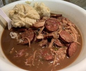 Cajun Chicken and Sausage Gumbo Cajun Ninja Chicken And Sausage Gumbo, Cajun Gumbo Recipe, Cajun Meals, Chicken And Sausage Gumbo Recipe, Cajun Cooking Recipes, Creole Jambalaya Recipe, Cajun Ninja, Sausage Gumbo Recipe, Cajun Chicken And Sausage