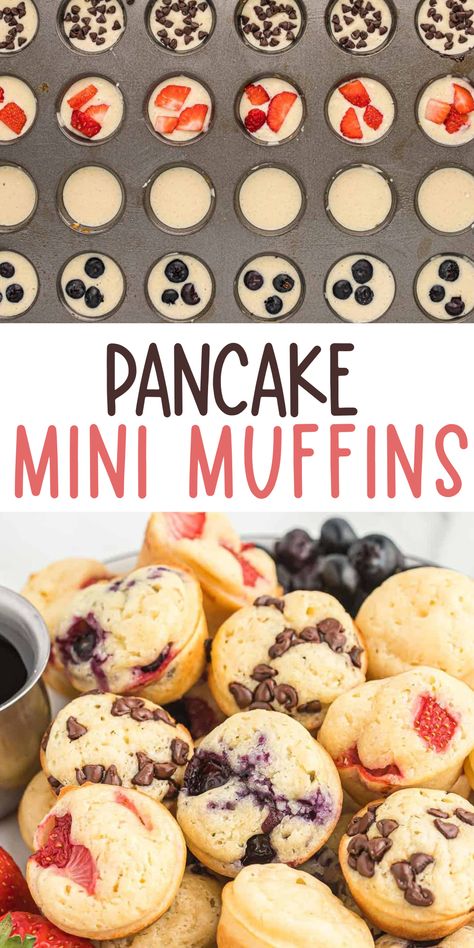 Pancake Mini Muffins, Quick Breakfast On The Go, Easy Kids Breakfast, Toddler Breakfast, Breakfast On The Go, Homemade Snacks, Breakfast Meal Prep, Deilig Mat, Protein Pack