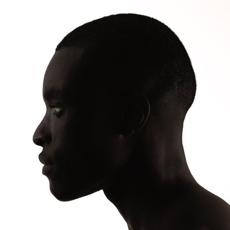 Black Side Profile Male, Black Guy Side Profile, Black Man Side Profile, Faces Profile, Blaise Zabini, Black Faces, Darker Skin Tones, Profile Photography, Anatomy Practice