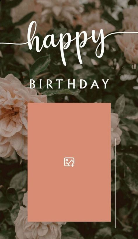 Template Happy Birthday, Kartu Ulang Tahun Diy, Happy Birthday Icons, Birthday Posters, Birthday Icon, Birthday Frame, Birthday Captions Instagram, Birthday Collage, Happy Birthday Wallpaper