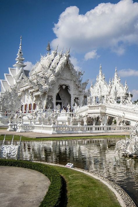 The White Temple Thailand, Chiang Rai White Temple, Thailand White Temple, Temples In Thailand, White Temple Chiang Rai, Chang Rai Thailand, Chang Rai, Temples Thailand, White Temple Thailand