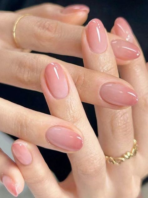 Indulge in sophistication with our curated collection of 15+ Old Money Nails, showcasing classy and elegant designs. Explore the allure of nude tones, timeless French tips, and chic short almond styles that exude minimalistic perfection. Elevate your nail game with these simple yet stunning ideas, offering a touch of inspiration for your next elegant manicure. #OldMoneyNails #ClassyNailDesign #ElegantNailIdeas #NudeNails #MinimalisticManicure #ShortAlmondNails #NailInspo Korean Manicure Aesthetic, Nude Pink Ombre Nails, Nail Art Simple Kuku Pendek, Corporate Nails, Milky Nails, Casual Nails, Soft Nails, Nagel Inspo, Cat Kuku