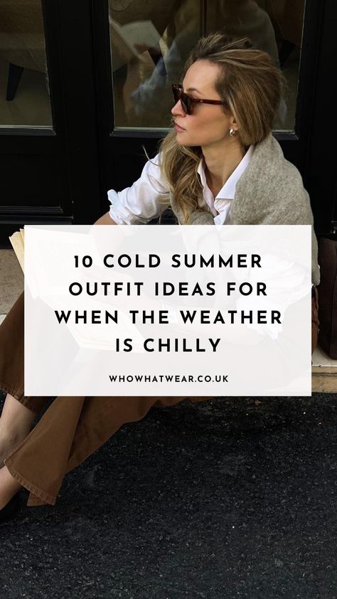 Outfit For Cold Summer Day, Cloudy Weather Outfit Summer, Summer Chilly Day Outfit, 20 Degree Weather Outfits Summer, Outfit For Cool Weather, Outdoor Party Outfit Spring Cold, Rainy Bbq Outfit, What To Wear On A Cold Summer Day, Chilly Summer Day Outfit Casual