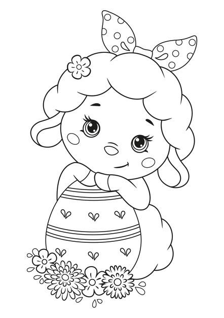 Easter Coloring Pages Printable, Free Easter Coloring Pages, Easter Coloring Sheets, Egg Coloring Page, Easter Egg Coloring Pages, Easter Drawings, Easter Coloring Book, Bunny Coloring Pages, Easter Coloring