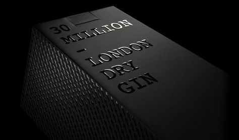 30 Million on Packaging of the World - Creative Package Design Gallery Gin Packaging, Black Packaging, Furniture Ads, Cool Packaging, Furniture Logo, Luxury Furniture Brands, Box Packaging Design, Spot Uv, Packing Design