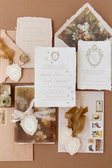 Fall Wedding Invitation Suite, Contemporary Wedding Invitations, Old World Wedding, Southern Wedding Inspiration, Traditional Invitation, Custom Wedding Stationery, European Wedding, Wedding Stationery Design, Fall Wedding Invitations