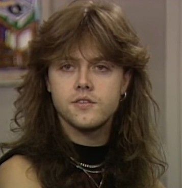 Metal Hairstyles, 80s Haircuts, Lars Ulrich, Ride The Lightning, 80s Hair, Luscious Hair, Thrash Metal, Metallic Hair, Most Beautiful Man