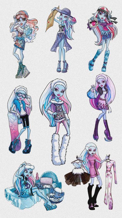 Abby Bominable And Heath, Abby Bominable Outfits, Abbey Monster High Costume, Abby Abominable Fanart, Abby Bominable Cosplay, Abby Bominable Costume, Abby Monster High Costumes, Abby Abominable Outfits, Abbey Bominable Cosplay