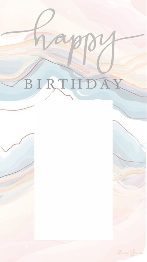 Bday Background Instagram, White Happy Birthday Template, Blue Birthday Template Instagram, Happy Birthday Template Aesthetic Pink, Aesthetic Background For Birthday, White Template Aesthetic, Happy Birthday Blue Template, Template Happy Birthday Aesthetic, Happy Birthday Instagram Story Template Aesthetic