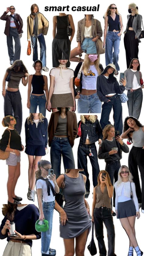 Outfits Sommer, Downtown Outfits, Uni Outfits, Casual Day Outfits, Stockholm Fashion, Cute Everyday Outfits, 가을 패션, Alternative Outfits, Work Outfits Women