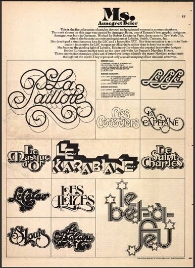 Creative Review - U&lc lives #graphic #typography Typographic Design, Best Typography, Herb Lubalin, Creative Review, Lettering Styles, Types Of Lettering, Typeface Design, Typography Letters, A Hug