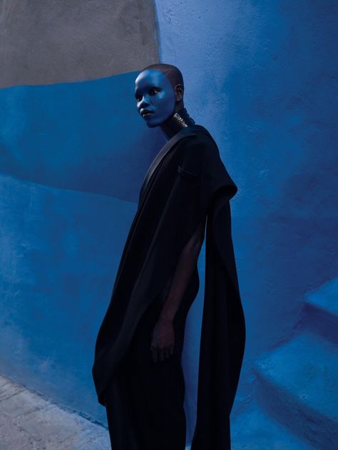 Viviane Sassen – André Jacques Marrakech, Jean Paul Gaultier, Grace Bol, Viviane Sassen, Yves Klein Blue, Style Bleu, Wsj Magazine, Prop Styling, Visual Artist