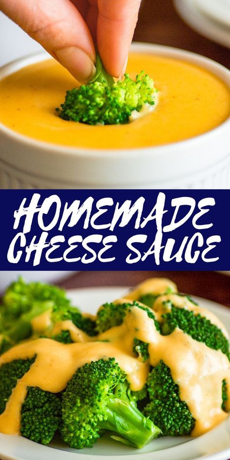 Potato Oven Recipes, Cheese Sauce For Vegetables, Easy Homemade Cheese, Baking Mischief, Sauce For Broccoli, Sauce For Vegetables, Cheese Sauce For Broccoli, How To Make Cheese Sauce, Homemade Cheese Sauce