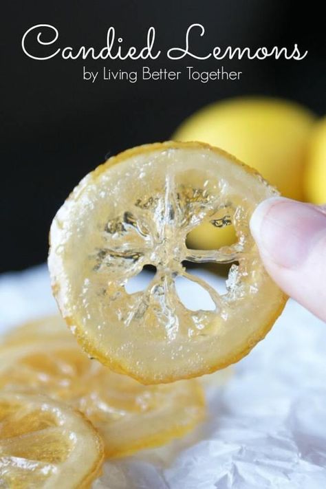 Patisserie, Candied Lemon Slices, Candied Orange Slices, Lemon Health Benefits, Lemon Uses, Living Better, Candied Lemons, Lemon Benefits, Lemon Slices