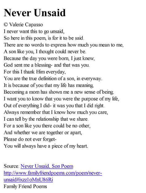 Good poem about a son. Poem For My Son, Son's Quotes, Son Poems, Mother Son Quotes, Son Quotes From Mom, Son Birthday Quotes, Mothers Quotes To Children, Father Son Quotes, Birthday Wishes For Brother