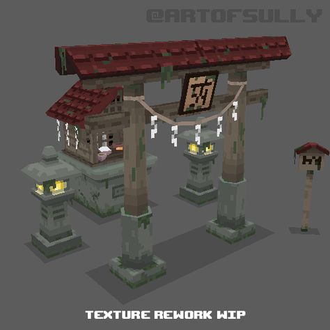 brendan-sullivan-texturereworkwip.gif (500×500) 3d Pixel Art, Samurai Games, Low Poly Character, Japanese Shrine, 3d Pixel, Game Textures, Environment Props, Low Poly Games, Pixel Art Tutorial