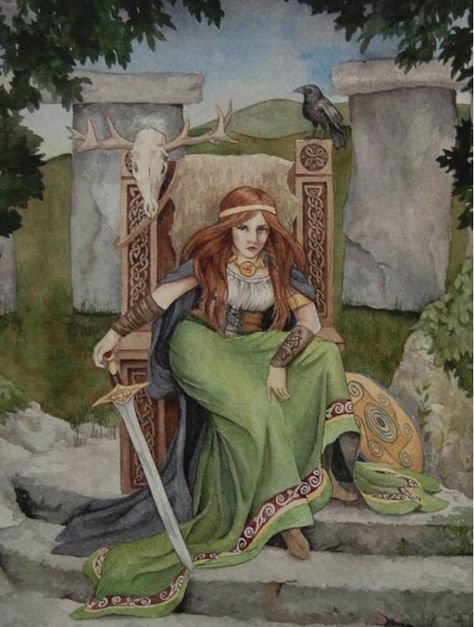 Maeve Goddess, Goddess Maeve, Celtic Goddesses, Irish Legends, Myth Art, Queen Maeve, Celtic Myth, Symbole Viking, Celtic Legends