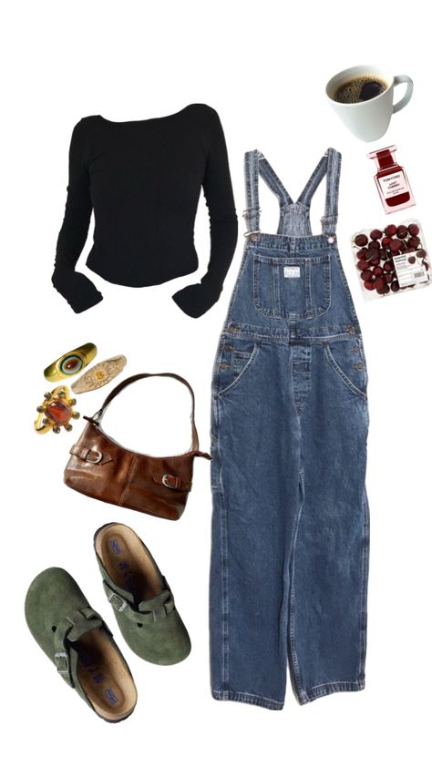 #winteroutfit #overalls #fitcheck Overalls Outfit Aesthetic, Overall Outfit, Overalls Outfit, Oufits Casual, Holiday Shopping, Outfit Inspo Fall, An Outfit, Clothes Inspiration, Day Outfit