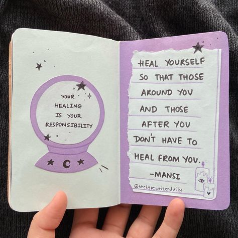 mansi jikadara b | writer + visual artist 🖋️🎨 (@thetypewriterdaily) | Instagram Journaling Videos, Mini Art Journal, Diy Crafts Love, Personalised Gifts Diy, Bullet Journal Cover Ideas, Art Journal Cover, Bullet Planner, Diy Journal Books, Scrapbook Book