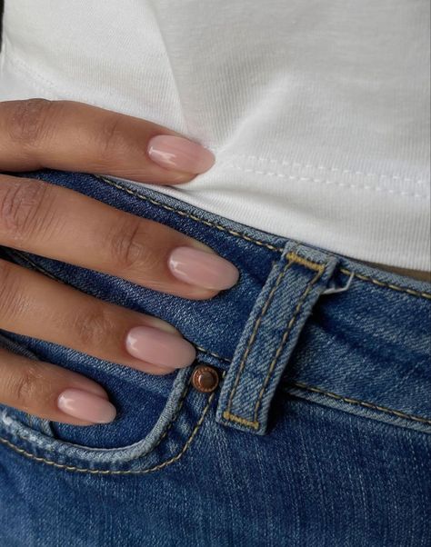 Milky Pink Nails, Manikur Kuku, April Nails, Her Nails, May Nails, Casual Nails, Nagel Inspo, Nails 2024, Clean Nails