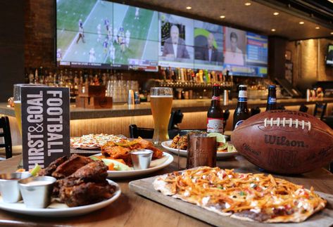 Thrillist: Best Sports Bars in Chicago Local Bar Ideas, American Sports Bar, Sport Bar Design, Sports Pub, Sport Bar, Sports Bars, 19th Hole, American Bars, Bar Inspiration